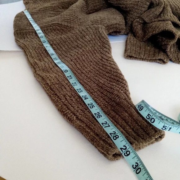New Joe Fresh Long Sleeve Cowl Neck Dark Olive Green Sweater Size 2X - Picture 13 of 16